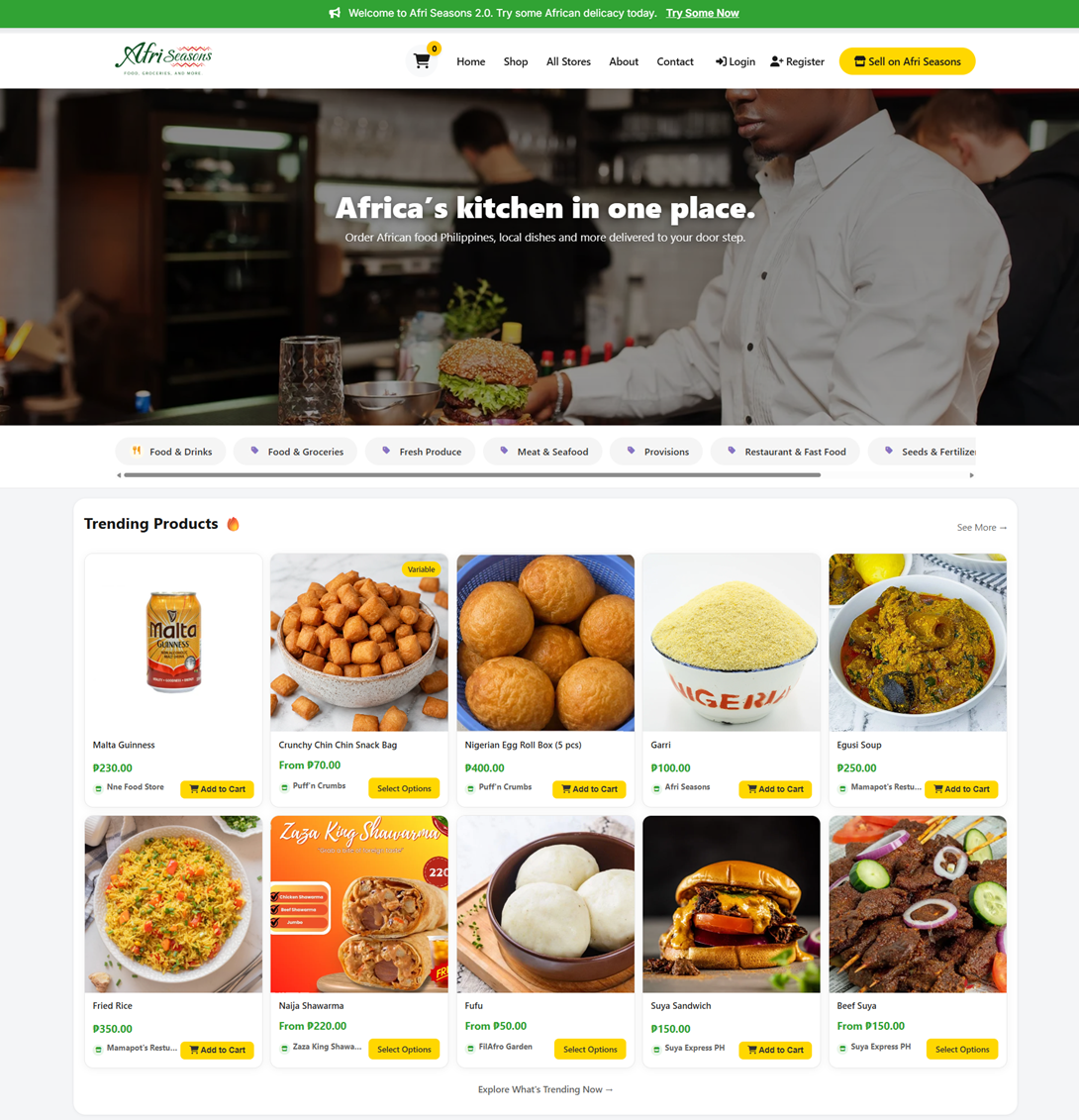 Afri Seasons Marketplace